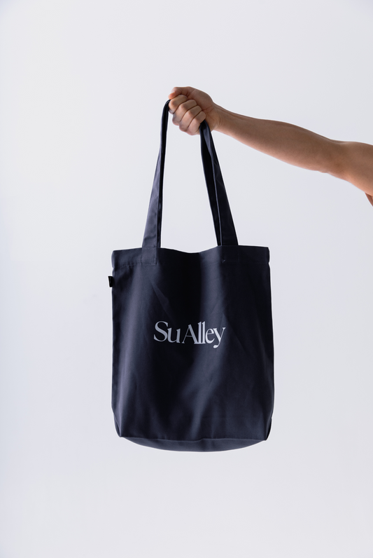 Navy Blue Tote