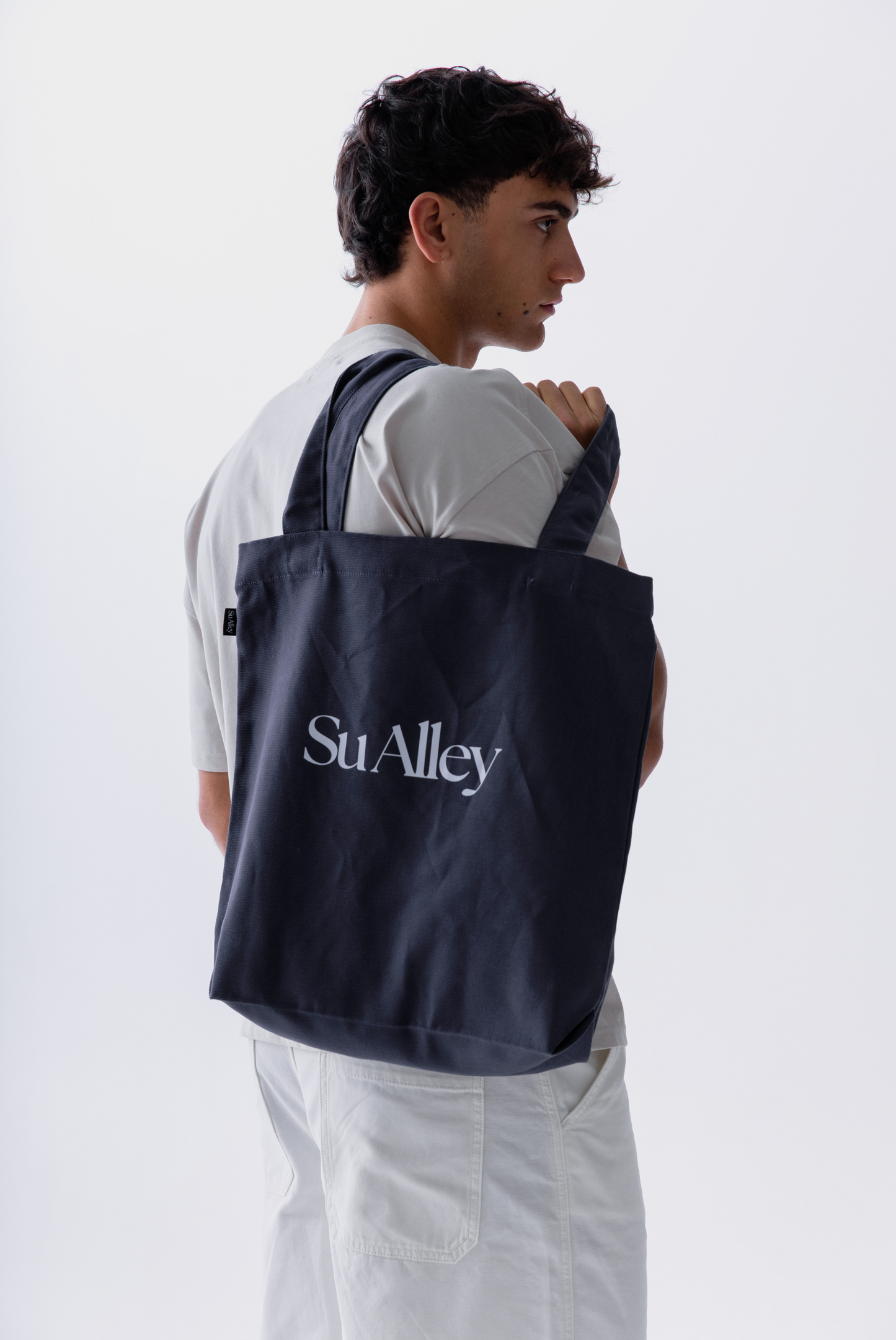 Navy Blue Tote