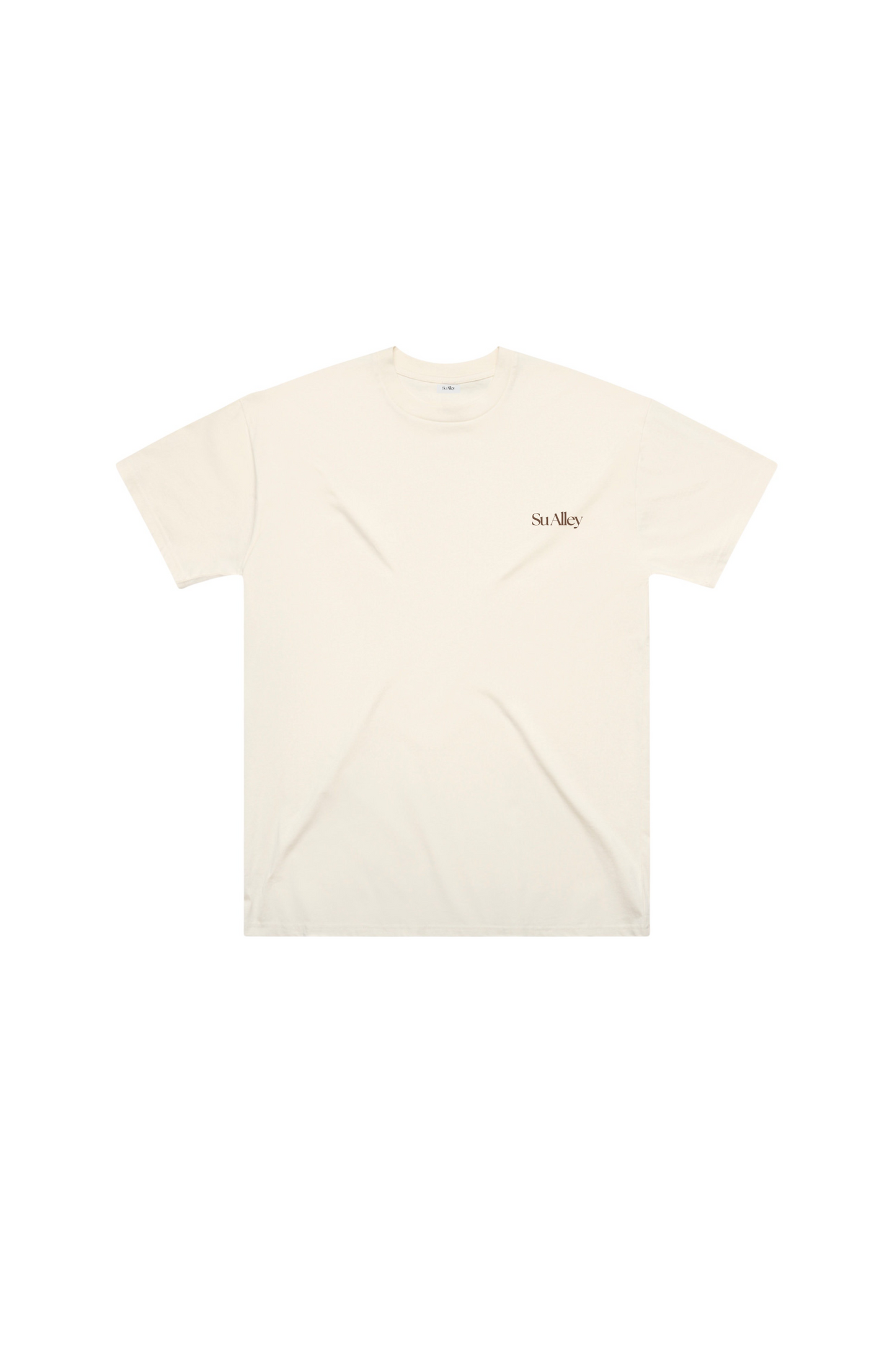 Oversized Boxy Fit Tee - Bone White